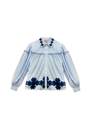 Frankie Blouse, Blue Stripe