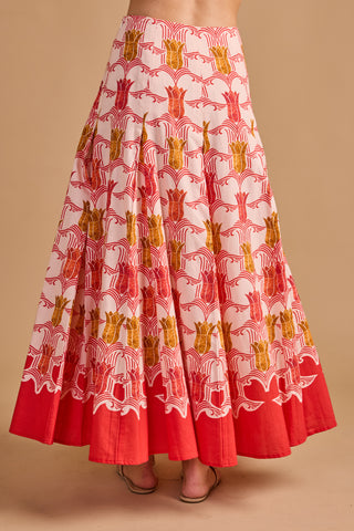 Hailey Skirt, Desert Tulip