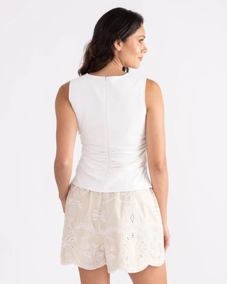 Jett Tank in Washed White