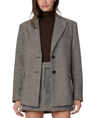 The Boyfriend Blazer, Black/Chocolate