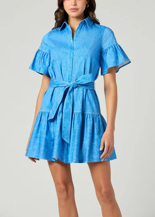 Lima Dress in Chambray Melange
