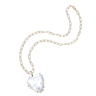 Carry Your Heart Pendant in MOP - 20" Link