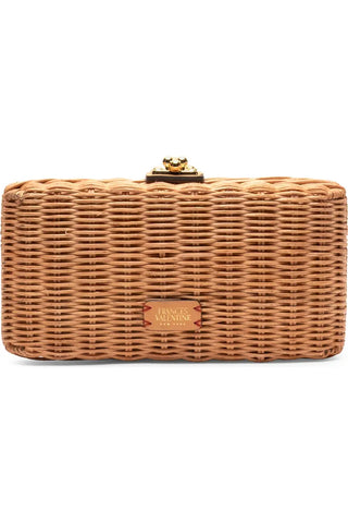 Pepper Clutch Wicker Bag - Toast