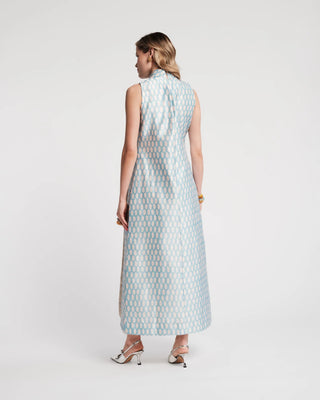 Carlyle Maxi Dress, Blue Loop
