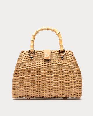 Rooster Wicker w/Bamboo Handle Wicker Toast OS