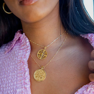 Forever Pendant Coin - 18" Link