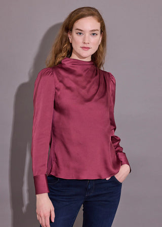 Scarlett Top, Mulberry
