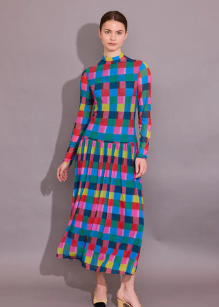 Mochi Dress, Holiday Check