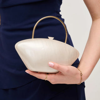 Guliana Evening Bag, Ivory