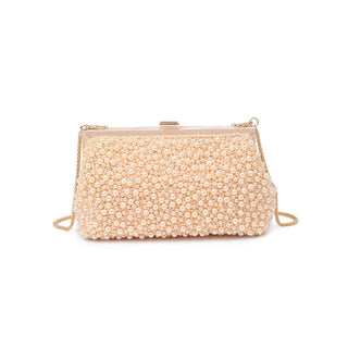 Samira Evening Bag, Champagne