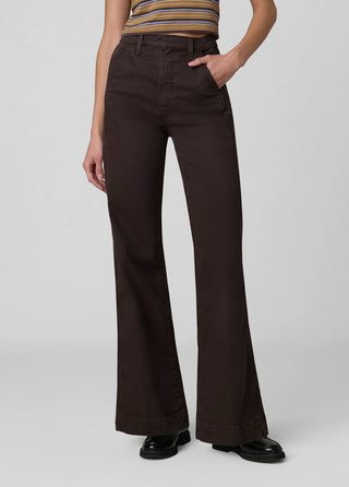 The Mia Paneled Trouser, Dark Coffee Bean